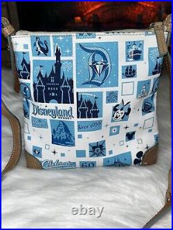 Disney Parks Dooney & Bourke Disneyland Castle 60th Anniversary Crossbody Bag