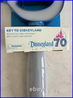 Disney Parks KEY TO DISNEYLAND 70TH ANNIVERSARY LOCKED WITH SILVER PIN