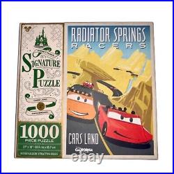 Disney Parks Signature Puzzle Disneyland Cars Land Anniversary 1,000 Pieces