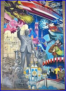 Disney Parks Tapestry Wall hanging Disneyland Is Your Land By Tim Rogerson New