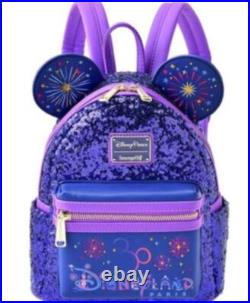 Disney Parks X Loungefly Backpack Disneyland Paris 30th Anniversary Celebration Disney Parks X Loungefly Backpack Disneyland Paris 30th Anniversary Celebration