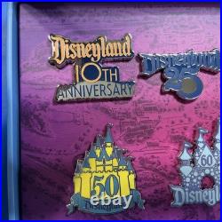 Disney Pin D23 Disneyland 70th Anniversary Legacy 7 Pin Set LE 1000 DLR