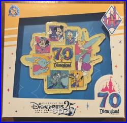 Disney Pin Disneyland 70th Celebration Jumbo Mickey Dumbo Hatbox Ghost LE
