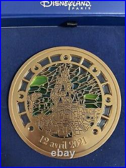 Disney Pin Disneyland Paris Anniversary Jumbo Pin 2021 Limited Edition