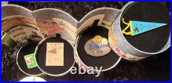 Disney Pin LE 555 Disneyland 1955 Time Capsule 4 Pin Set 55th Anniversary