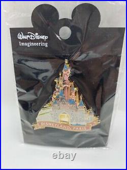 Disney Pin WDI Paris Disneyland 50th Anniversary Castle Limited Edition 500