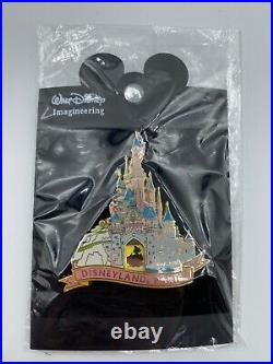 Disney Pin WDI Paris Disneyland 50th Anniversary Castle Limited Edition 500