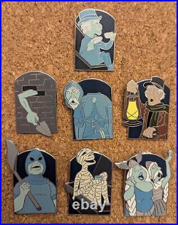 Disney Pin set of 7 Disneyland Haunted Mansion 50th Anniversary ghost 2019