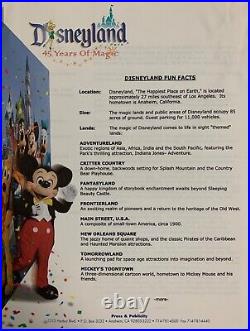 Disney / Press Media Kit / Disneyland's 45 Year Anniversary (1955-2000) / Rare