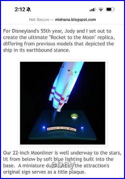 Disney? Rocket to the Moon? 55th Anniversary? Kevin Kidney Jody Daily NEW