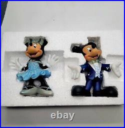 Disney Showcase Figurines Disneyland 60th Anniversary Mickey and Minnie Mouse