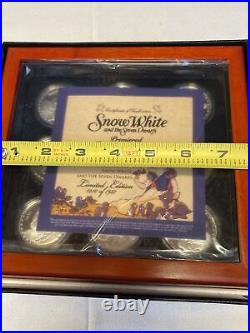 Disney Snow White, Silver Plated Coins, 70th Anniversary RARE