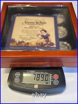 Disney Snow White, Silver Plated Coins, 70th Anniversary RARE