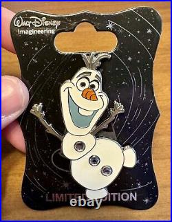 Disney WDI Disneyland 60th Anniversary Diamond Character LE 250 60 Pin Olaf