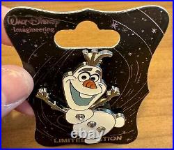 Disney WDI Disneyland 60th Anniversary Diamond Character LE 250 60 Pin Olaf