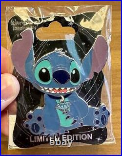 Disney WDI Disneyland 60th Anniversary Diamond Character LE 250 60 Pin Stitch