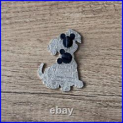 Disney WDI Disneyland 60th Anniversary Diamond Character LE 250 Pin Patch Dog