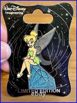 Disney WDI Disneyland 60th Anniversary Diamond Character LE 250 Pin Tinkerbell