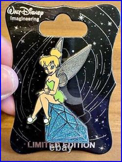 Disney WDI Disneyland 60th Anniversary Diamond Character LE 250 Pin Tinkerbell