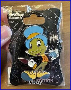 Disney WDI Disneyland 60th Anniversary Diamond LE 250 60 Pin Jiminy Cricket