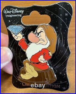 Disney WDI Disneyland 60th Anniversary Diamond LE 250 Pin Grumpy 7 Dwarves Dwarf Disney WDI Disneyland 60th Anniversary Diamond LE 250 Pin Grumpy 7 Dwarves Dwarf