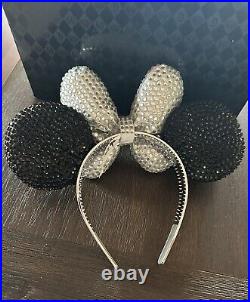 Disney disneyland 60th anniversary SWAROVSKI CRYSTAL minnie mouse ears headband