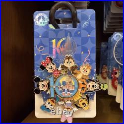 Disney pin authentic 2026 spinner 6 pins shanghai disneyland 10th anniversary