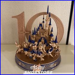Disney shanghai disneyland 10th anniversary Mickey Mouse castle statue Limited