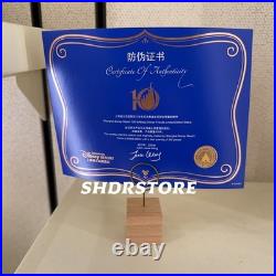 Disney shanghai disneyland 10th anniversary Mickey Mouse castle statue Limited