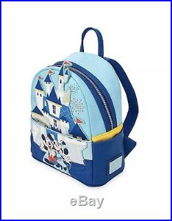 Disney x Loungefly Disneyland 65th Anniversary Castle Mini Backpack PREORDER