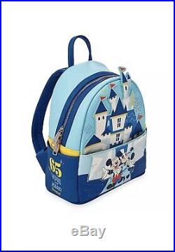 Disney x Loungefly Disneyland 65th Anniversary Castle Mini Backpack PREORDER