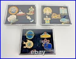 Disneyland 1995 40th Anniversary Cast Member Sets #1, 2, & 3 of Pins and Cards