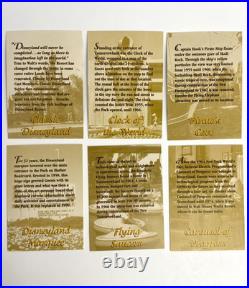 Disneyland 1995 40th Anniversary Cast Member Sets #1, 2, & 3 of Pins and Cards