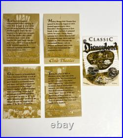 Disneyland 1995 40th Anniversary Cast Member Sets #1, 2, & 3 of Pins and Cards