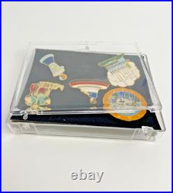 Disneyland 1995 40th Anniversary Cast Member Sets #1, 2, & 3 of Pins and Cards