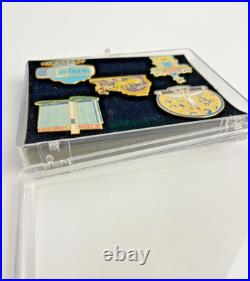 Disneyland 1995 40th Anniversary Cast Member Sets #1, 2, & 3 of Pins and Cards