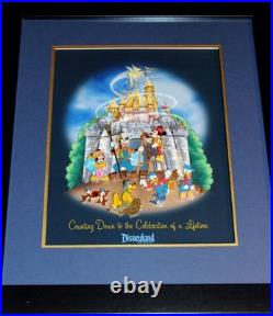Disneyland 2005 Counting Down to the Celebration of a Lifetime Framed LE PIN SET