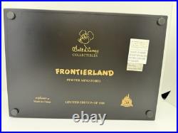 Disneyland 2005 Frontierland Pewter Miniature set 50th Anniversary LE 1500 RARE Disneyland 2005 Frontierland Pewter Miniature set 50th Anniversary LE 1500 RARE
