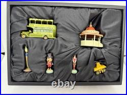 Disneyland 2005 Main Street Pewter Miniature Set 50th Anniversary LE 1500 Rare