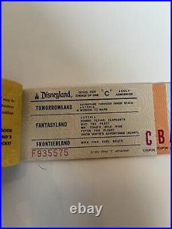 Disneyland 25th Anniversary Lot of Tickets Books and Guide 1980