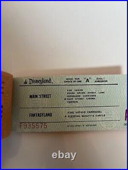 Disneyland 25th Anniversary Lot of Tickets Books and Guide 1980