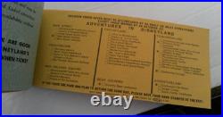 Disneyland 25th Anniversary Ticket booklet 1980 A, B, C, D, E # T387849
