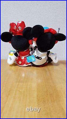 Disneyland 32th Anniversary Costume Mickey Minnie Plush Set Unused Cute