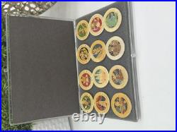 Disneyland 35 Years of Magic 12 Pin Attraction Set Cased 35th Anniversary