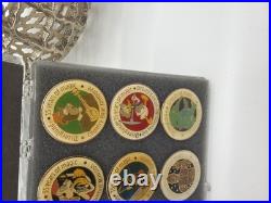 Disneyland 35 Years of Magic 12 Pin Attraction Set Cased 35th Anniversary