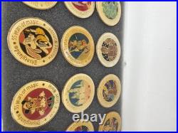 Disneyland 35 Years of Magic 12 Pin Attraction Set Cased 35th Anniversary
