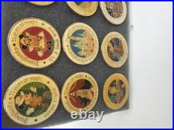 Disneyland 35 Years of Magic 12 Pin Attraction Set Cased 35th Anniversary
