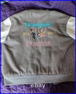 Disneyland 35th Anniversary Cast Member Letterman style Jacket