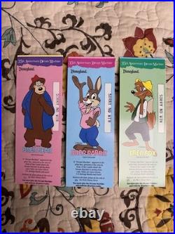 Disneyland 35th Dream Machine Tickets Splash Mountain Brer Bear, Rabbit, & Fox