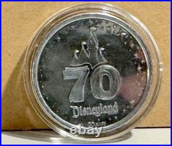 Disneyland 3 Coin Medallion Set 70th Anniversary 2025 Collectable